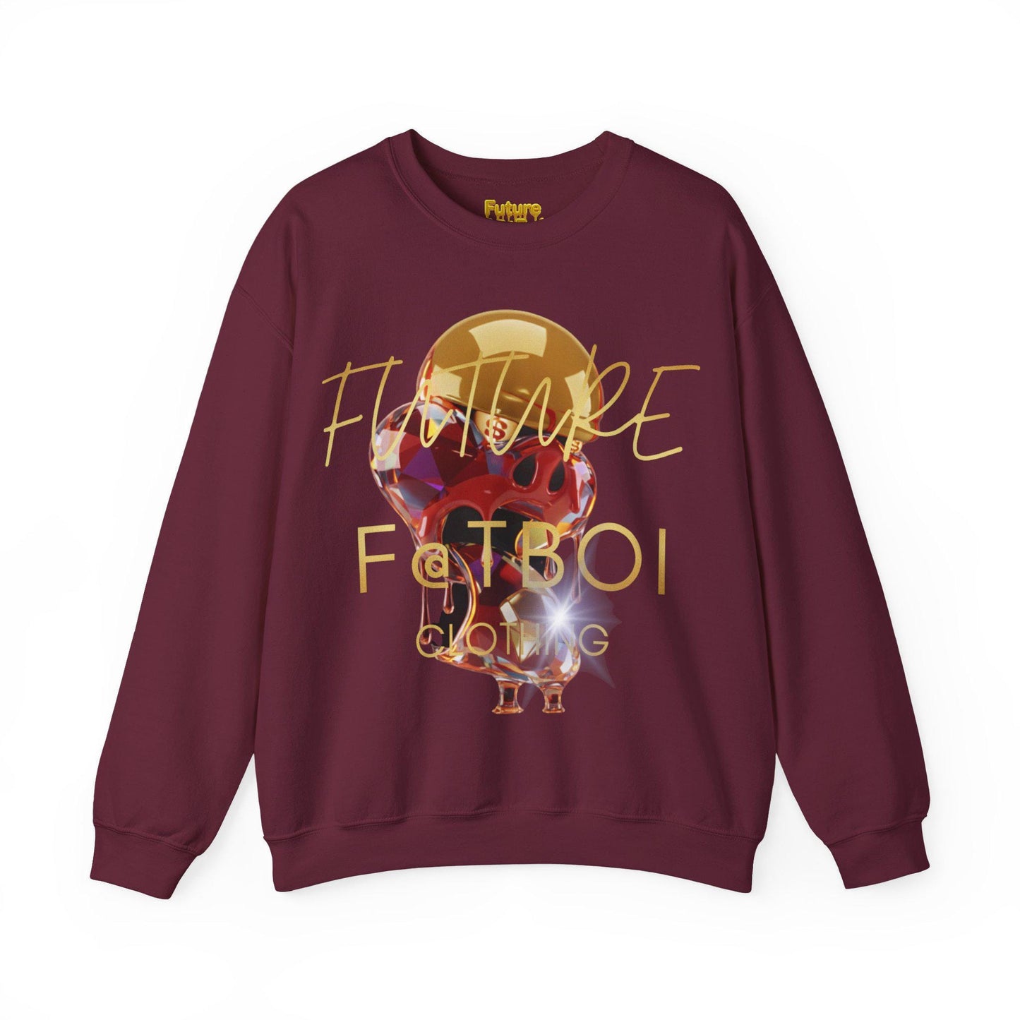 Future Fatboi crystal Drip - Crewneck Sweatshirt | Trendy Unisex Top, Graphic Sweatshirt, Streetwear Style, Casual Wear, Unique Gift