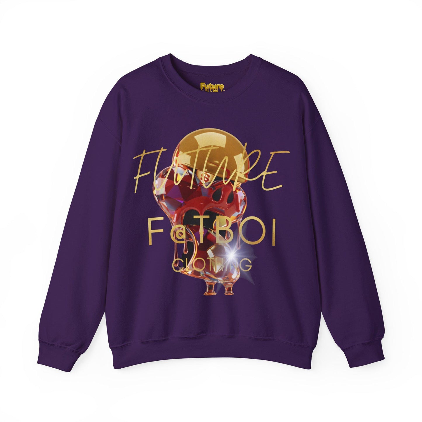 Future Fatboi crystal Drip - Crewneck Sweatshirt | Trendy Unisex Top, Graphic Sweatshirt, Streetwear Style, Casual Wear, Unique Gift