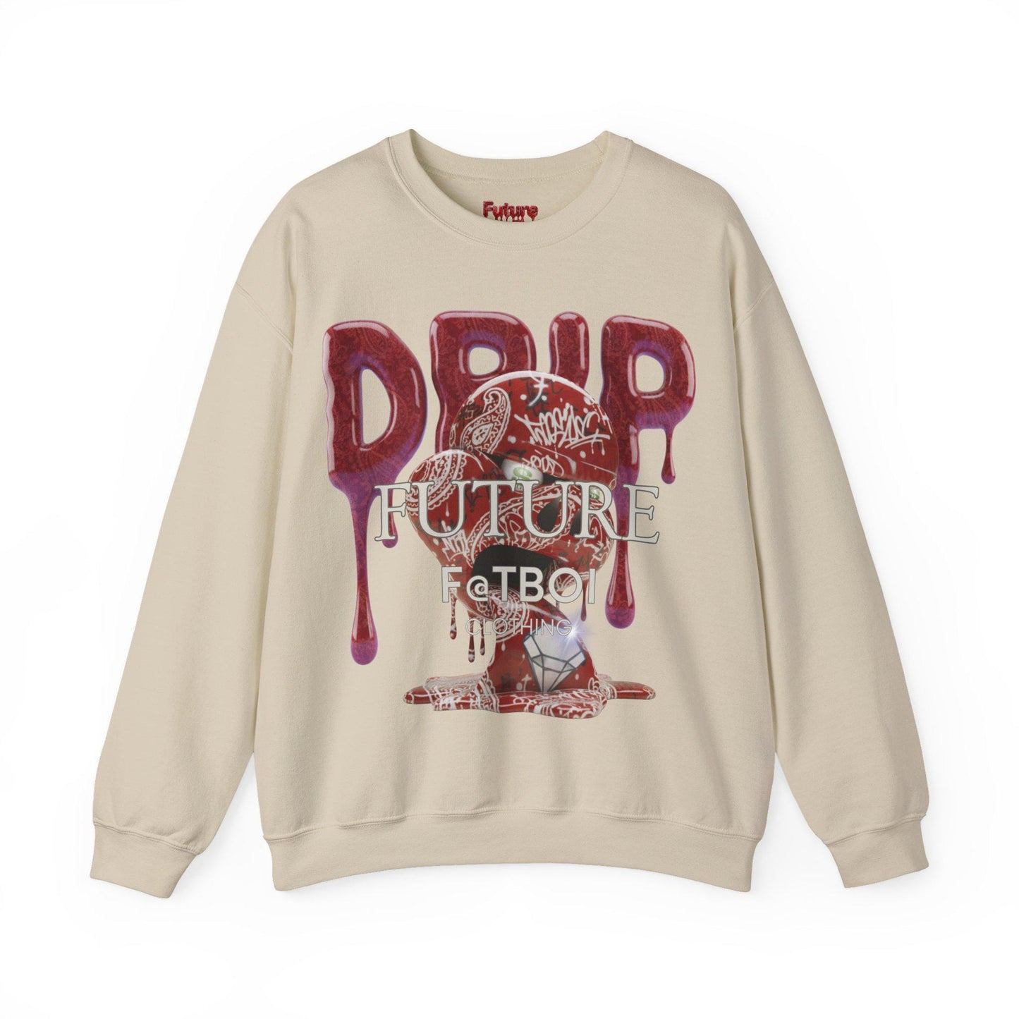 Future Fatboi Graphic Sweatshirt | Cozy Streetwear, Unique Gift, Casual Style, Unisex Crewneck, Trendy Apparel