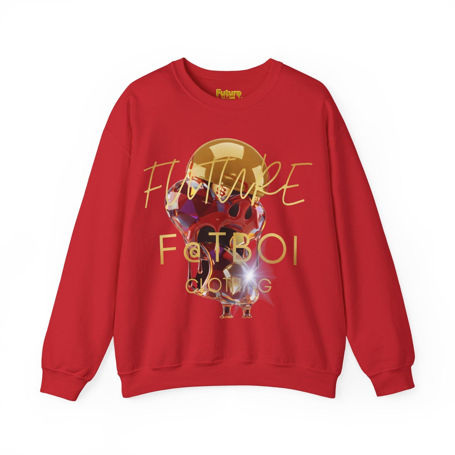 Future Fatboi crystal Drip - Crewneck Sweatshirt | Trendy Unisex Top, Graphic Sweatshirt, Streetwear Style, Casual Wear, Unique Gift