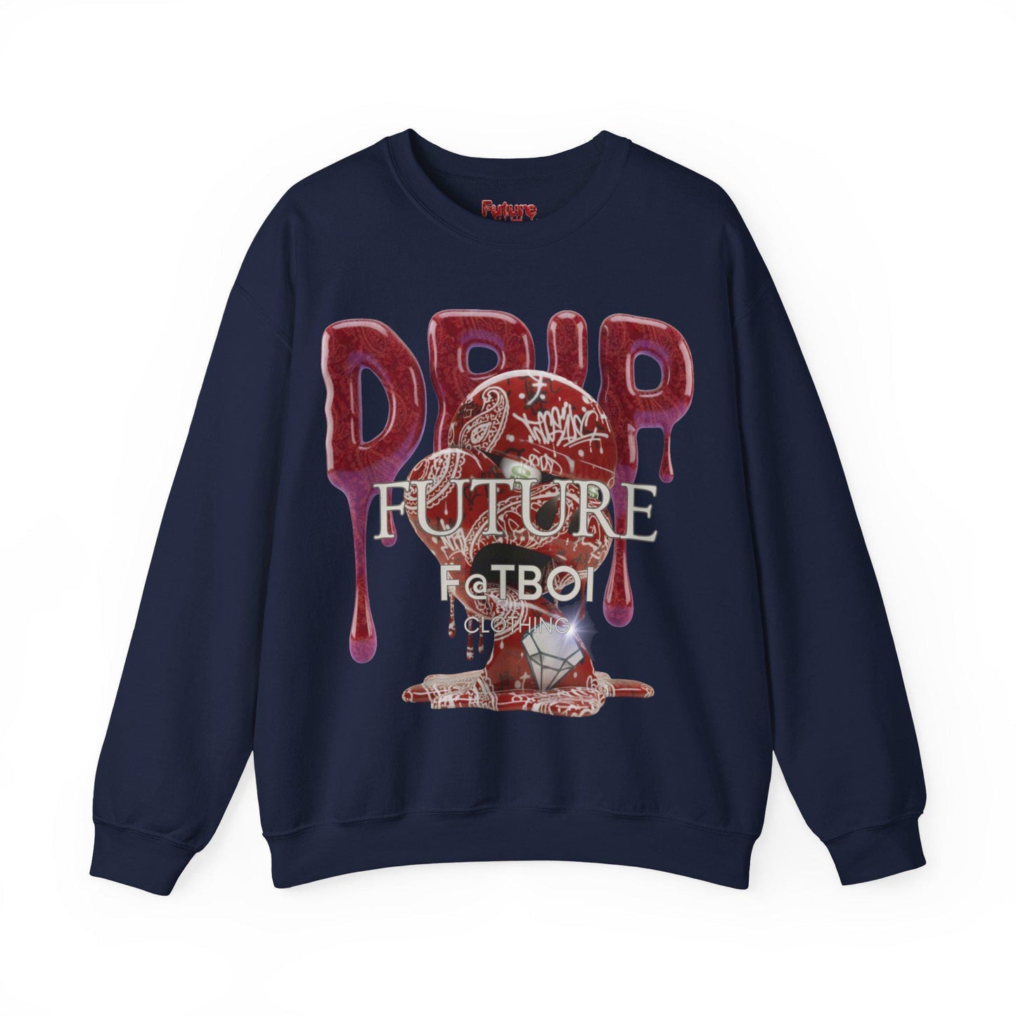 Future Fatboi Graphic Sweatshirt | Cozy Streetwear, Unique Gift, Casual Style, Unisex Crewneck, Trendy Apparel