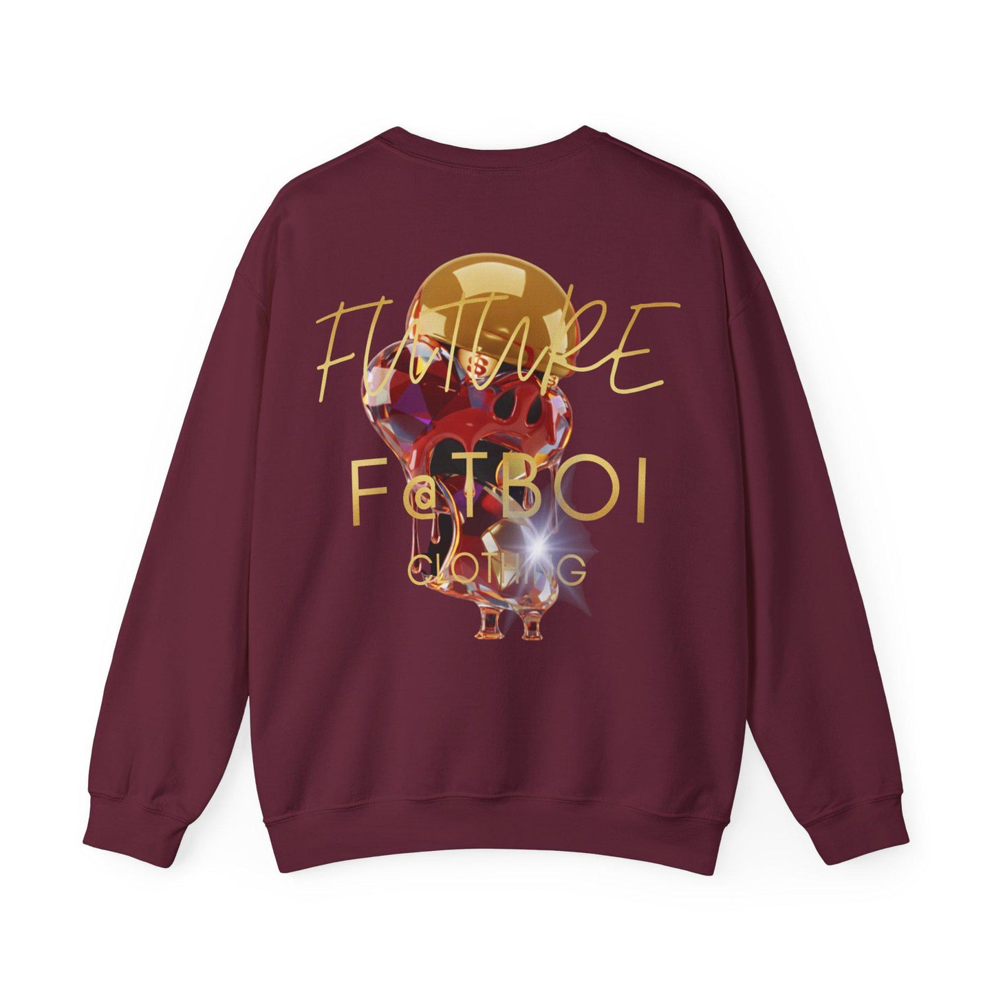 Future Fatboi crystal Drip - Crewneck Sweatshirt | Trendy Unisex Top, Graphic Sweatshirt, Streetwear Style, Casual Wear, Unique Gift