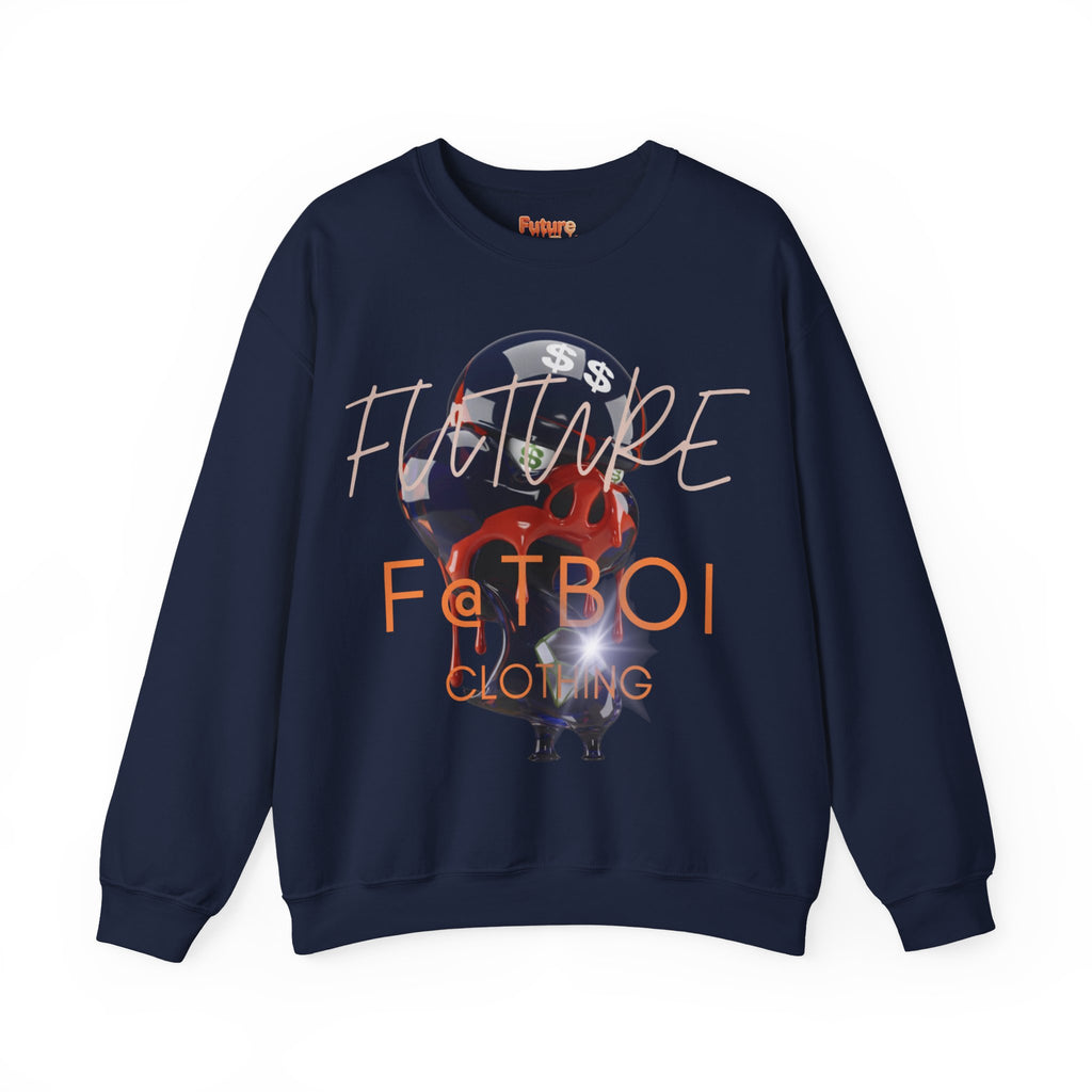 Future F@tboi Clothing Graphic Design Inspired Unisex Heavy Blend™ Crewneck Sweatshirt, Casual Wear, Streetwear, Gift for Him, Custom Sweatshirt, Fall Fashion