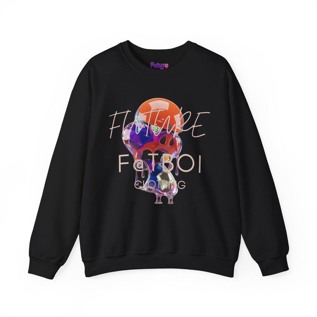 Future Fatboi Crystal Drip - Unisex Heavy Blend™ Crewneck Sweatshirt
