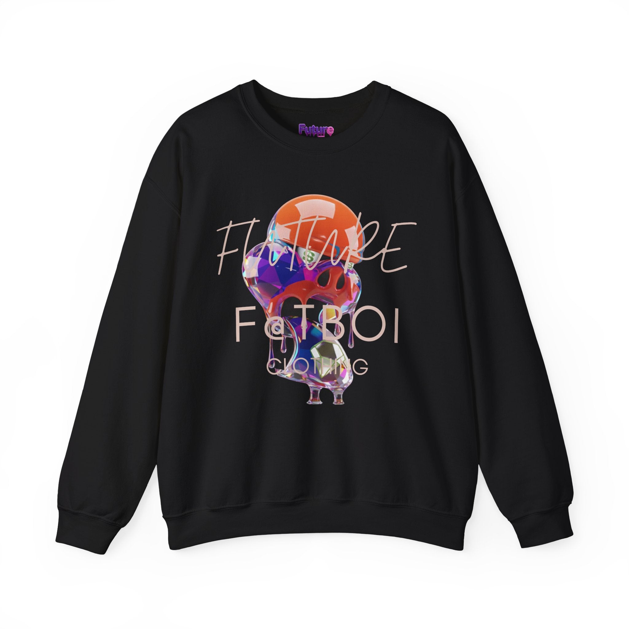 Future Fatboi Crystal Drip - Unisex Heavy Blend™ Crewneck Sweatshirt
