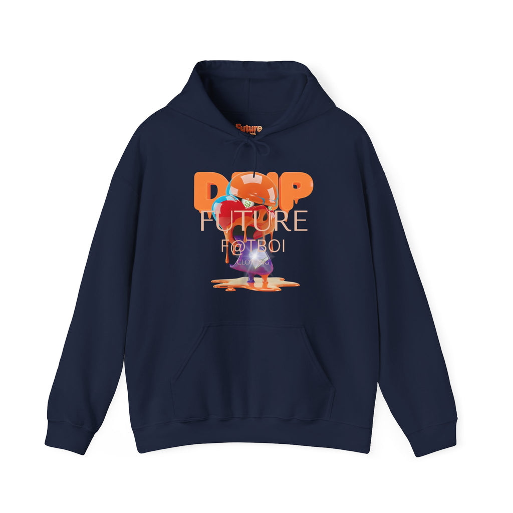 FUTURE F@TBOI HOG DRIP ORANGE CANDY - Creative and Trendy Unisex Hooded Sweatshirt for Everyday Style, Graphic Hoodie, Drip Artwork, Cozy Layering, Fun Fashion, Gift Idea