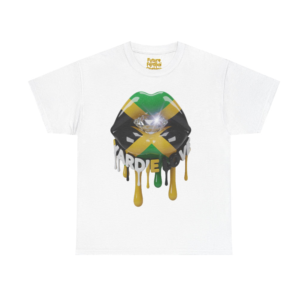YARDIE LOVE - Jamaican Vibe - Unisex Heavy Cotton Tee, Perfect for Summer Festivals, Pride Events, Casual Outings, Gifts for Creatives, Beachwear, [...]