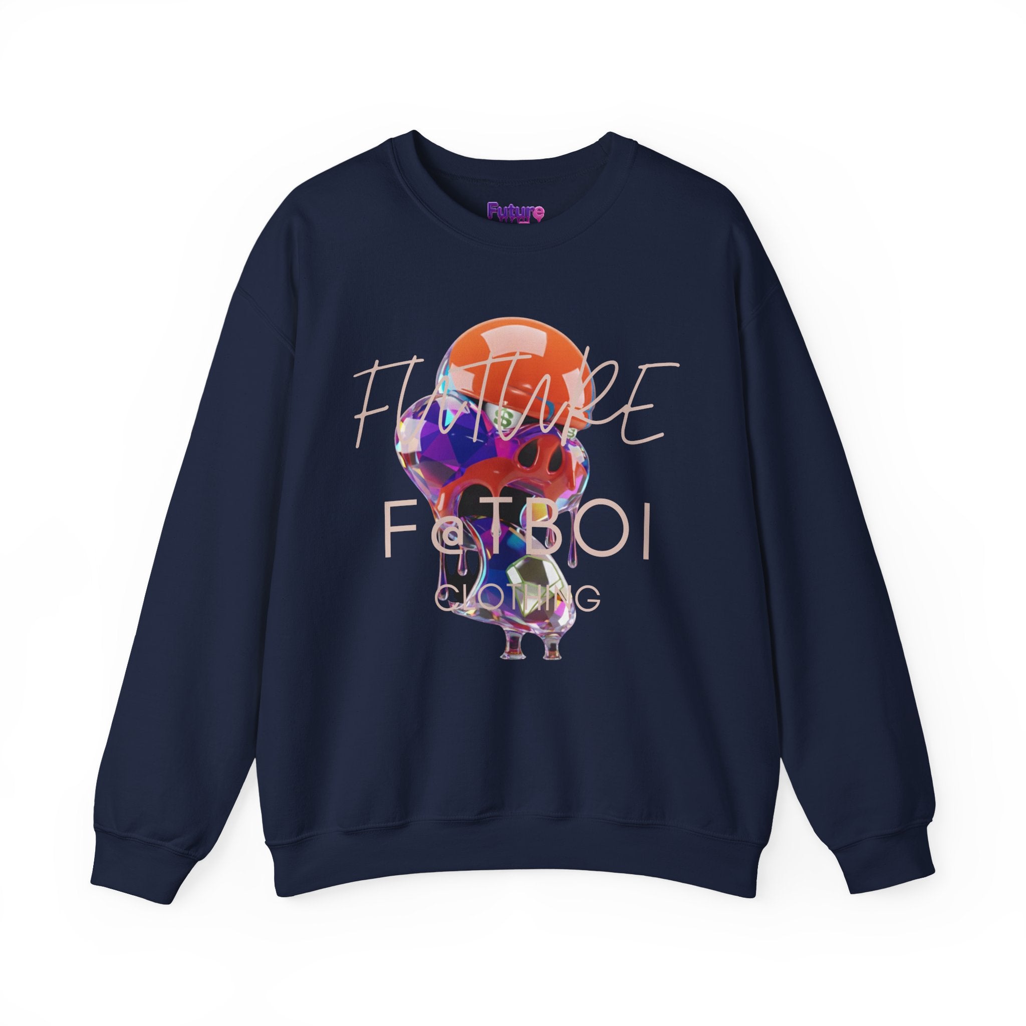 Future Fatboi Crystal Drip - Unisex Heavy Blend™ Crewneck Sweatshirt