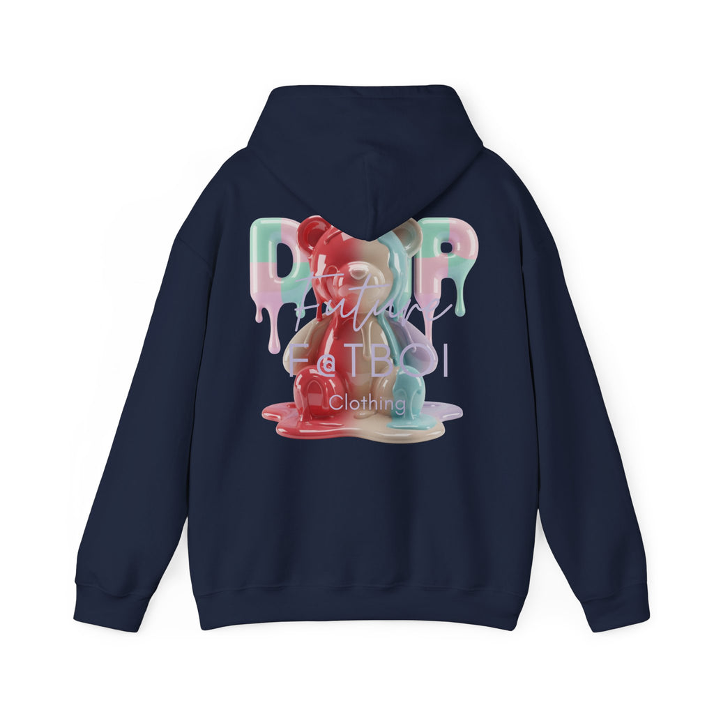 Colorful Drip Bear Hoodie