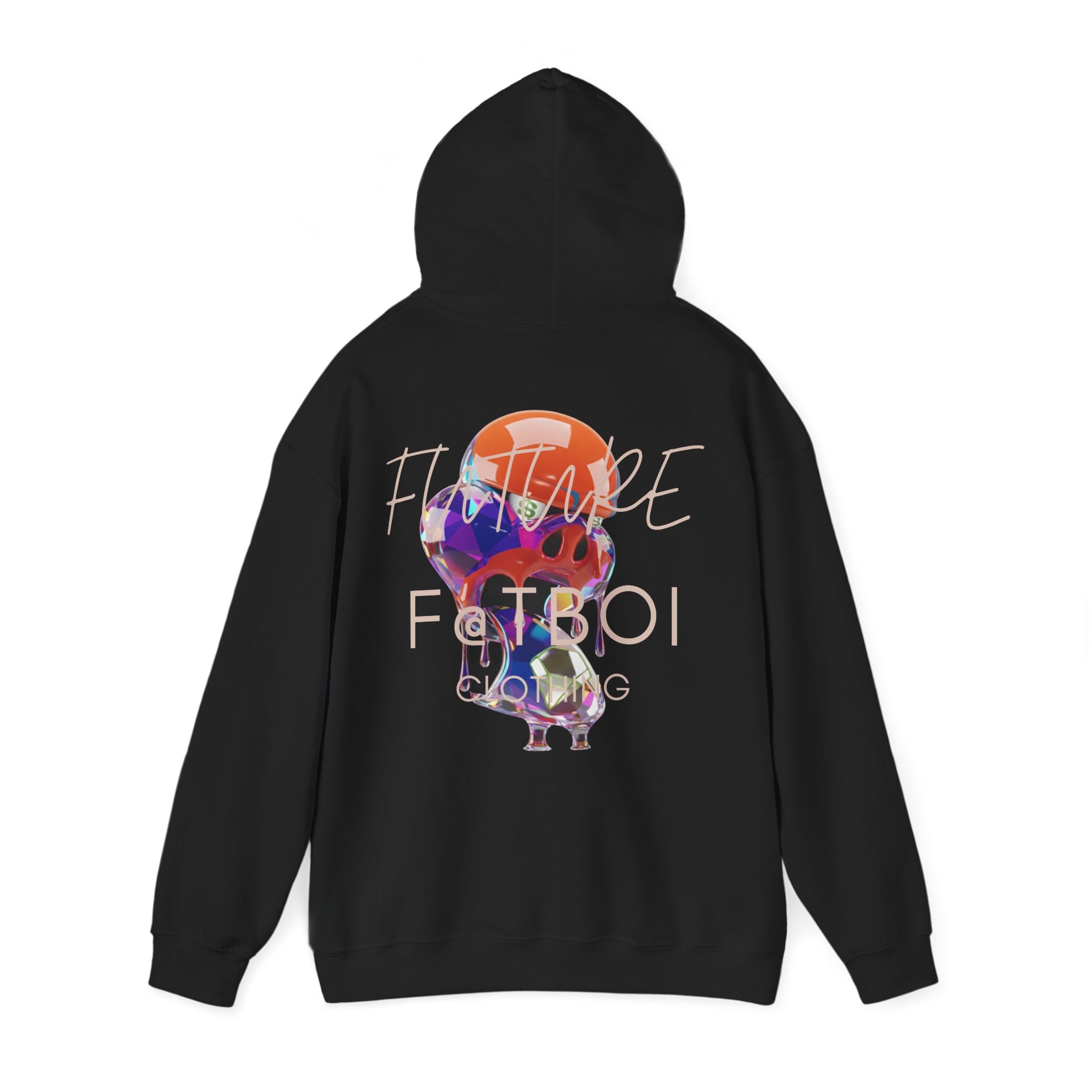 FUTRE F@TBOI DIAMOND DRIP HOG - Vibe Hoodie, Unisex Heavy Blend Sweatshirt, Inspirational Gift, Trendy Layering Piece, Perfect for Holidays, Cozy Wear