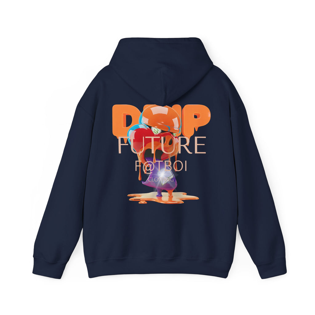 FUTURE F@TBOI HOG DRIP ORANGE CANDY - Creative and Trendy Unisex Hooded Sweatshirt for Everyday Style, Graphic Hoodie, Drip Artwork, Cozy Layering, Fun Fashion, Gift Idea