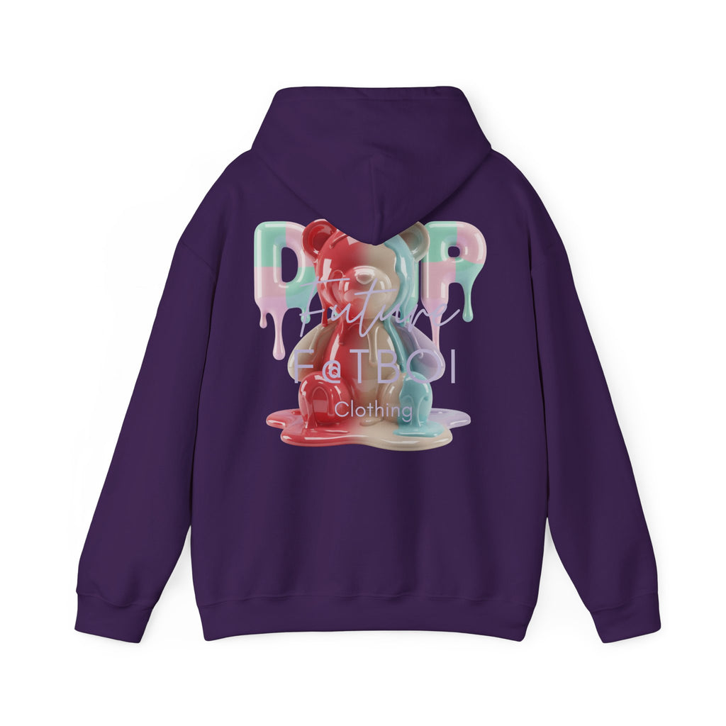 Colorful Drip Bear Hoodie