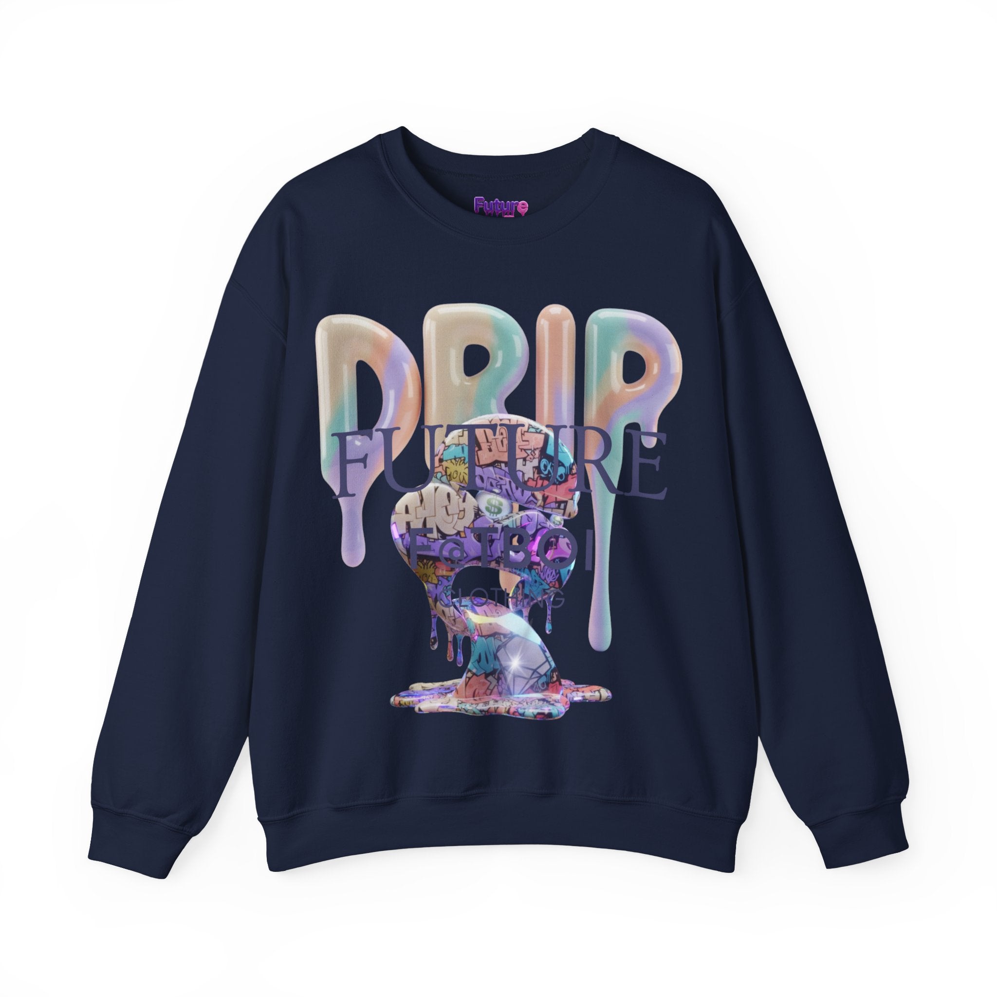 Graffiti Diamond Heavy Blend Crewneck Sweatshirt | Streetwear Fashion, Art Lover Gift, Trendy Casual Wear