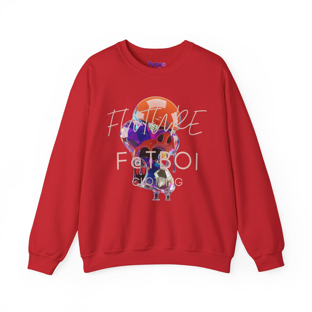Future Fatboi Crystal Drip - Unisex Heavy Blend™ Crewneck Sweatshirt