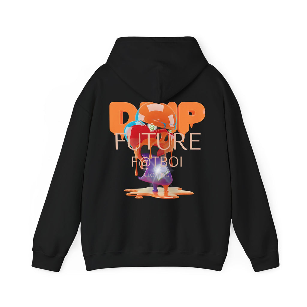 FUTURE F@TBOI HOG DRIP ORANGE CANDY - Creative and Trendy Unisex Hooded Sweatshirt for Everyday Style, Graphic Hoodie, Drip Artwork, Cozy Layering, Fun Fashion, Gift Idea