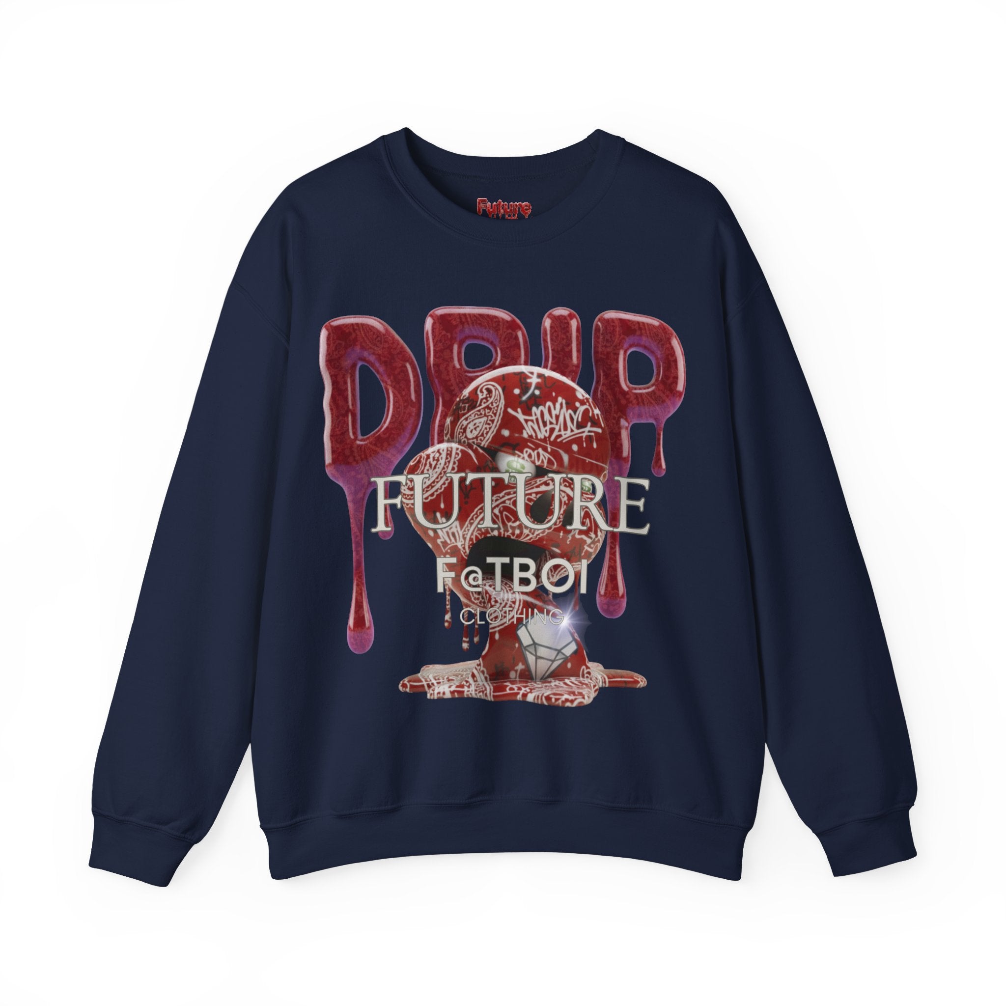 FUTURE F@TBOI RED PAISLEY HOG DRIP Streetwear Crewneck Sweatshirt