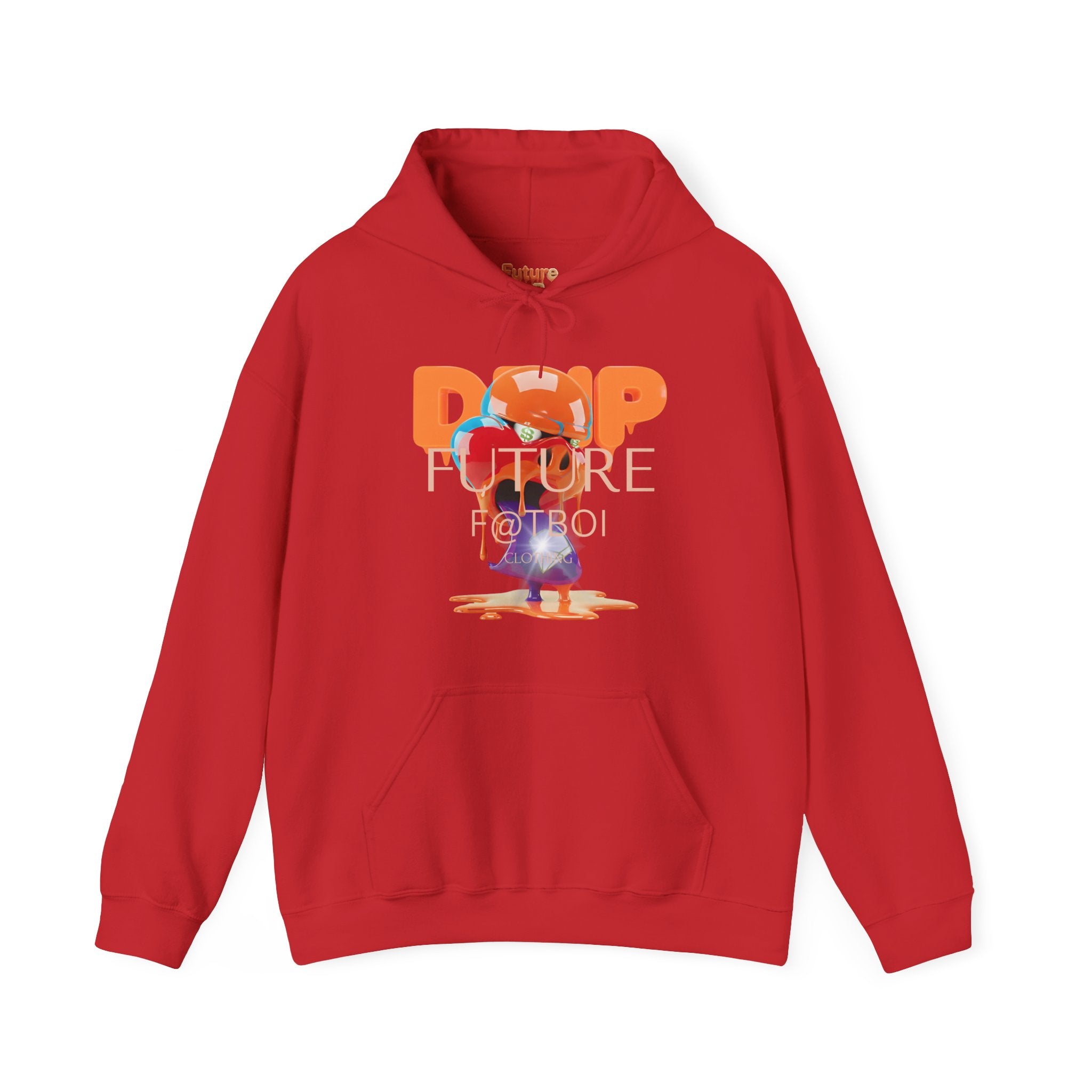 FUTURE F@TBOI HOG DRIP ORANGE CANDY - Creative and Trendy Unisex Hooded Sweatshirt for Everyday Style, Graphic Hoodie, Drip Artwork, Cozy Layering, Fun Fashion, Gift Idea