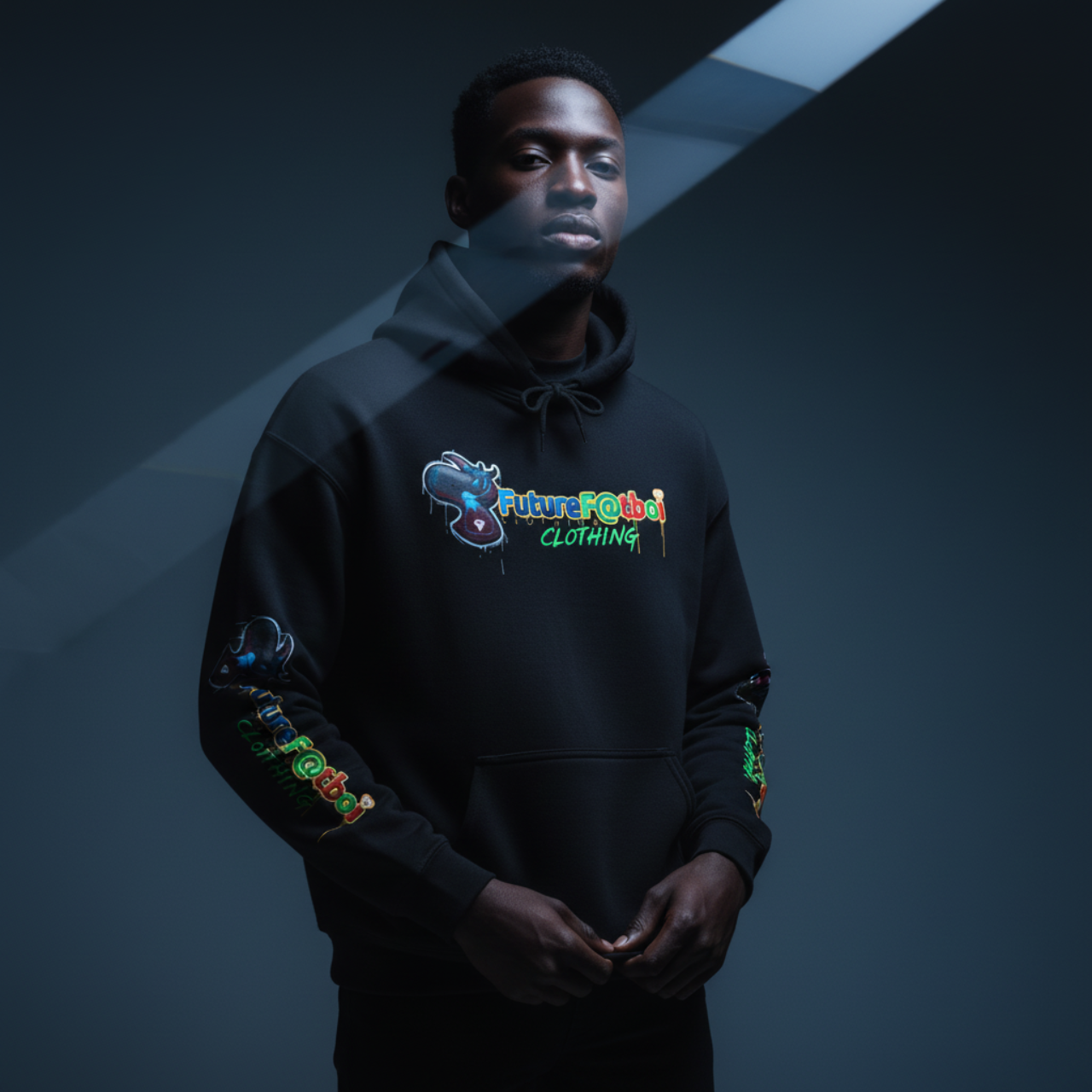 Future Fatboi Unisex Heavy Blend™ Hoodie - Cozy Streetwear, Graphic Sweatshirt, Gift for Him/Her, Casual Style, Trendy Look