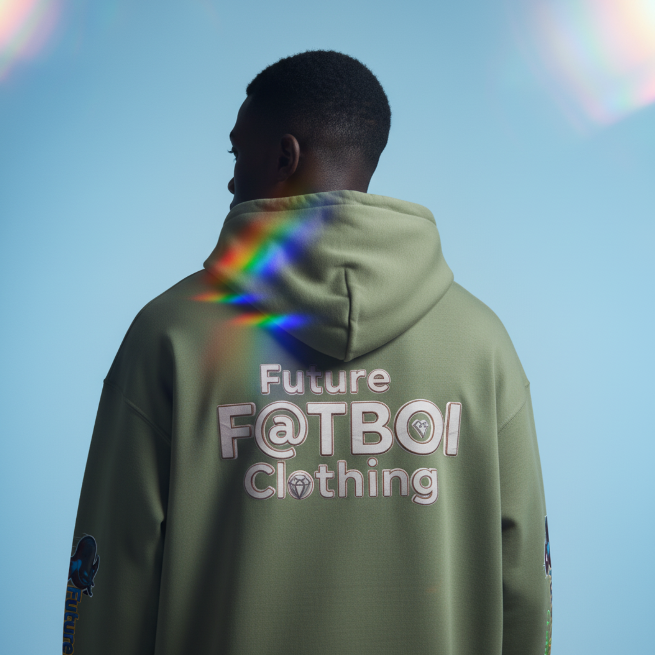 Future Fatboi Unisex Heavy Blend™ Hoodie - Cozy Streetwear, Graphic Sweatshirt, Gift for Him/Her, Casual Style, Trendy Look