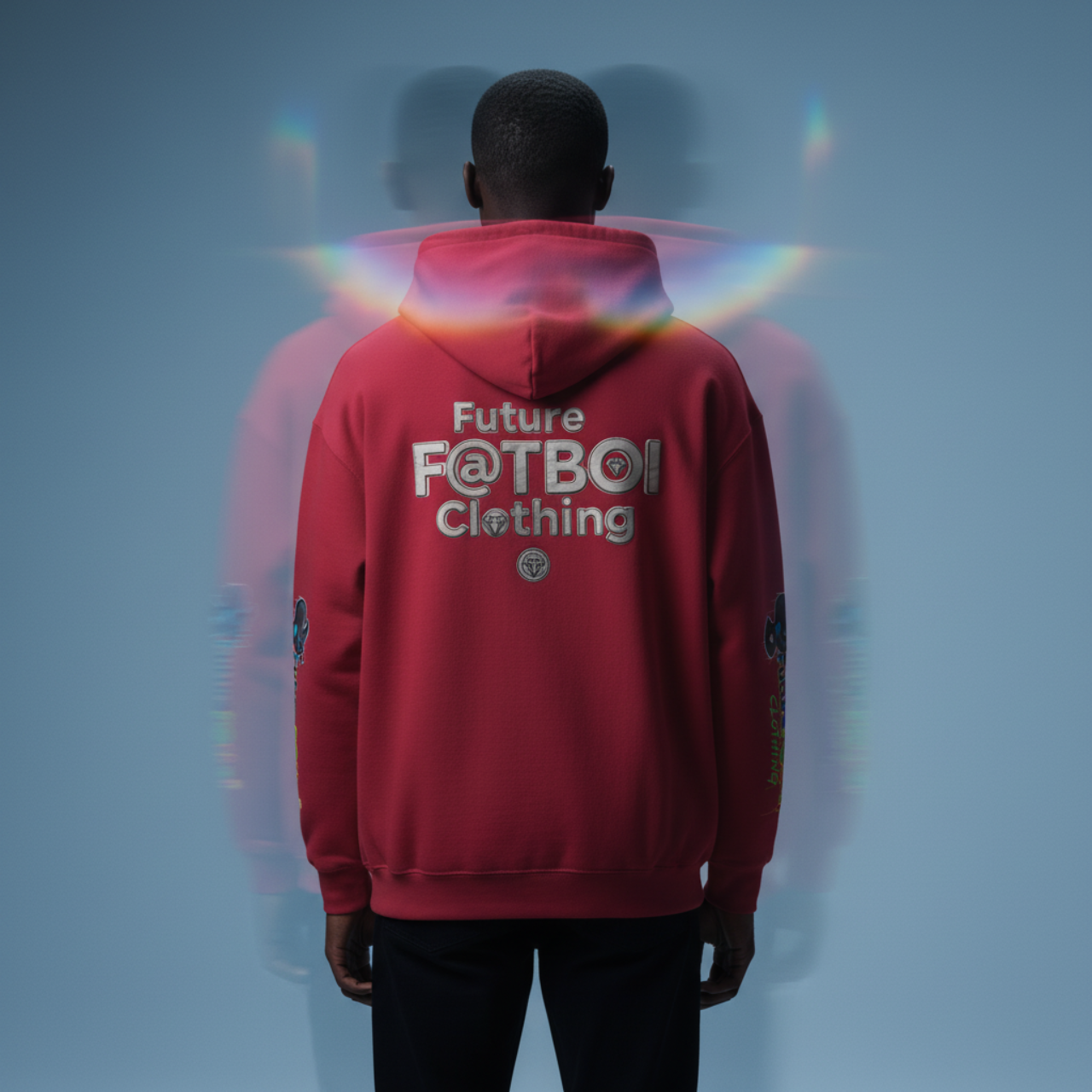 Future Fatboi Unisex Heavy Blend™ Hoodie - Cozy Streetwear, Graphic Sweatshirt, Gift for Him/Her, Casual Style, Trendy Look