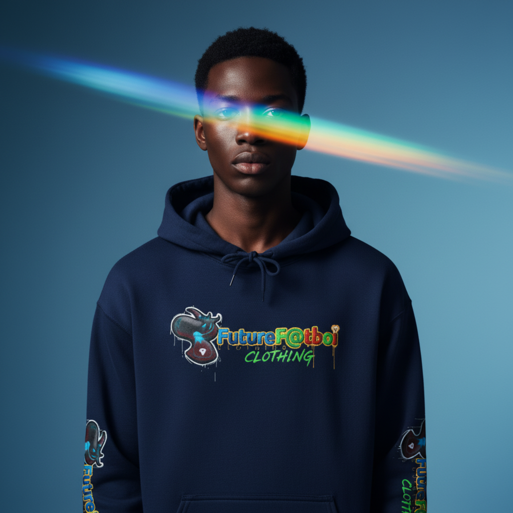 Future Fatboi Unisex Heavy Blend™ Hoodie - Cozy Streetwear, Graphic Sweatshirt, Gift for Him/Her, Casual Style, Trendy Look