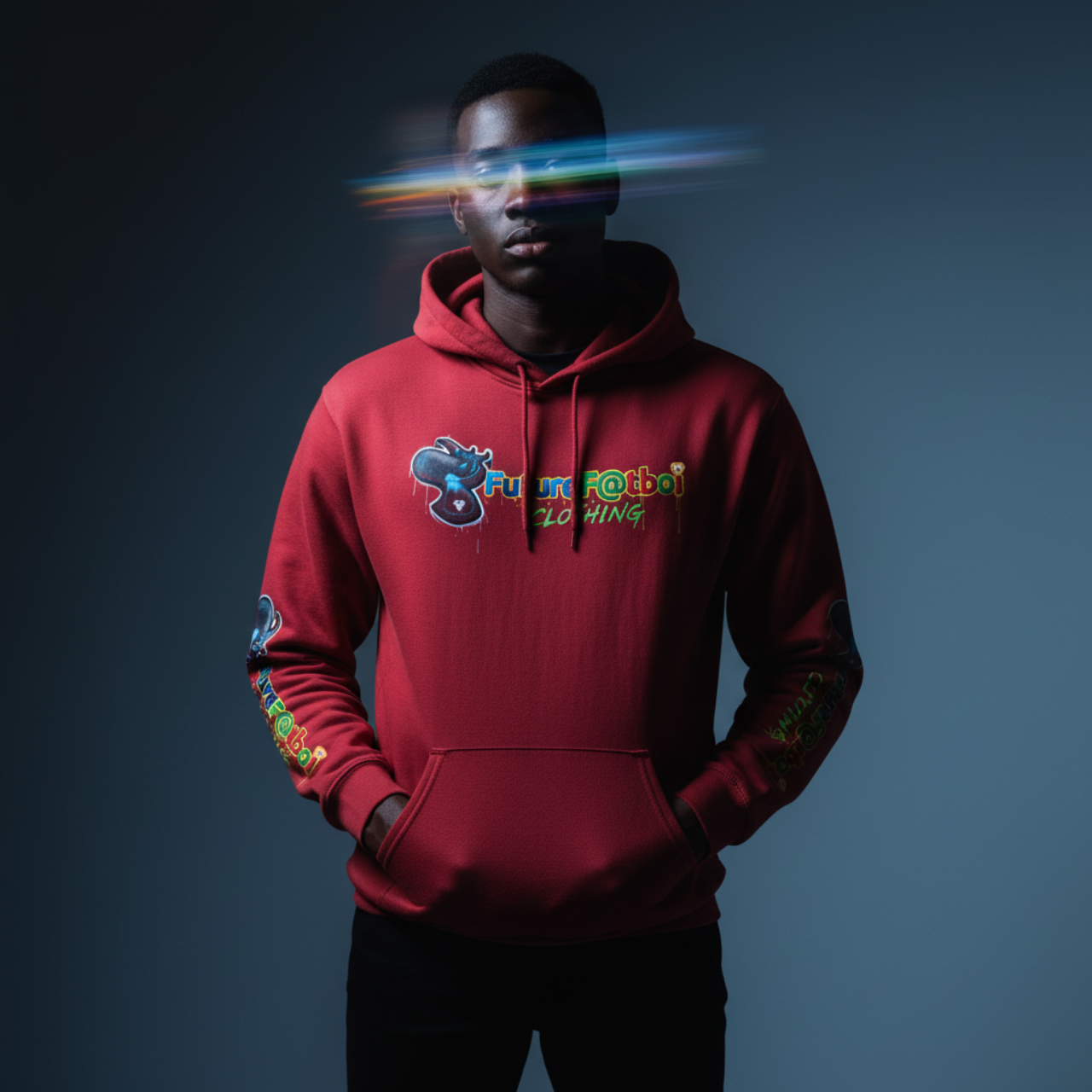 Future Fatboi Unisex Heavy Blend™ Hoodie - Cozy Streetwear, Graphic Sweatshirt, Gift for Him/Her, Casual Style, Trendy Look