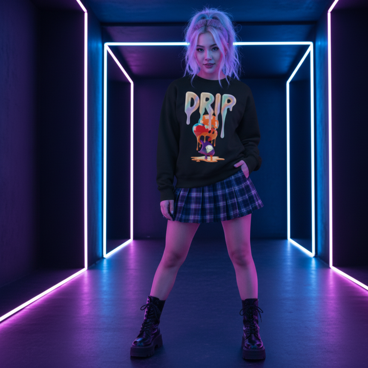 Future Fatboi Clothing Colorful Dripping Art Champion Sweatshirt, Cozy Graphic Pullover, Trendy Streetwear, Unique Gift for Art Lovers, Casual Wear for All [...]