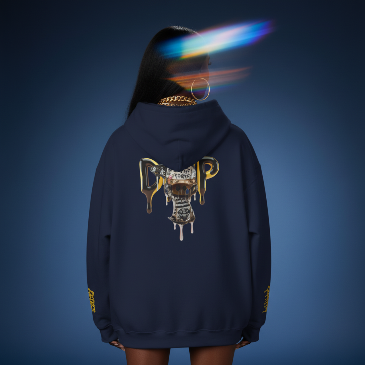 Hooded Sweatshirt - Future Fatboi Clothing Fitted Drip