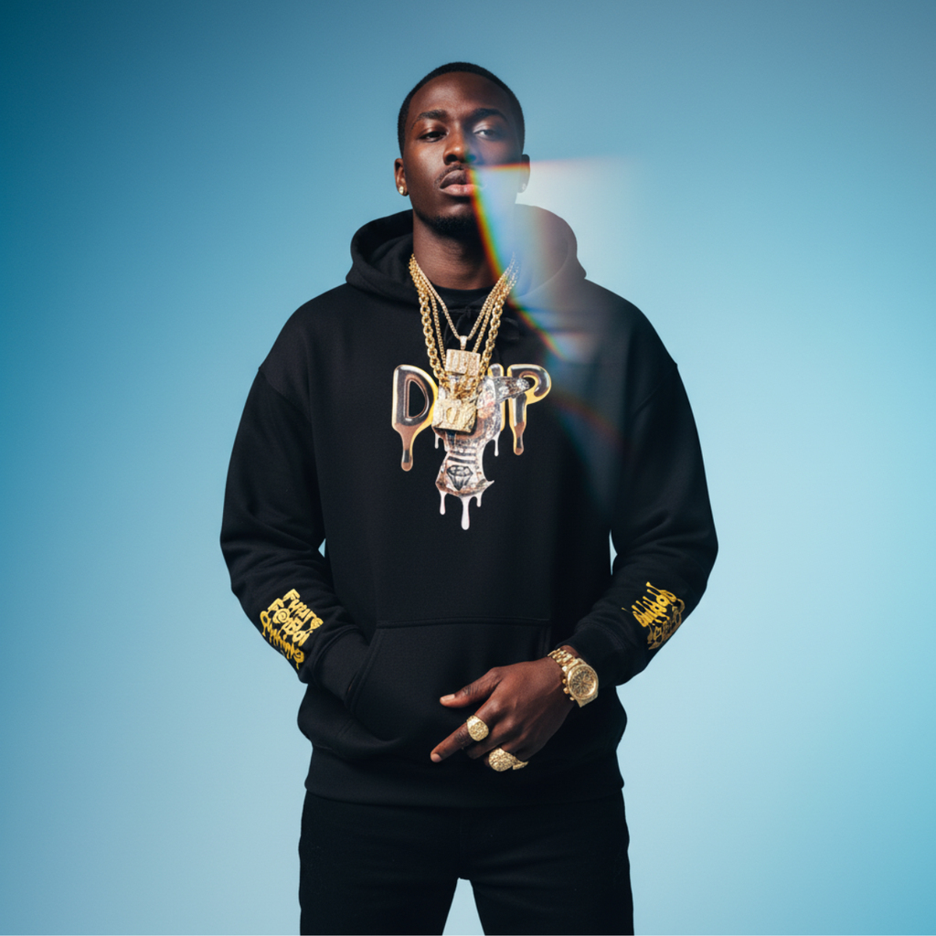 Hooded Sweatshirt - Future Fatboi Clothing Fitted Drip