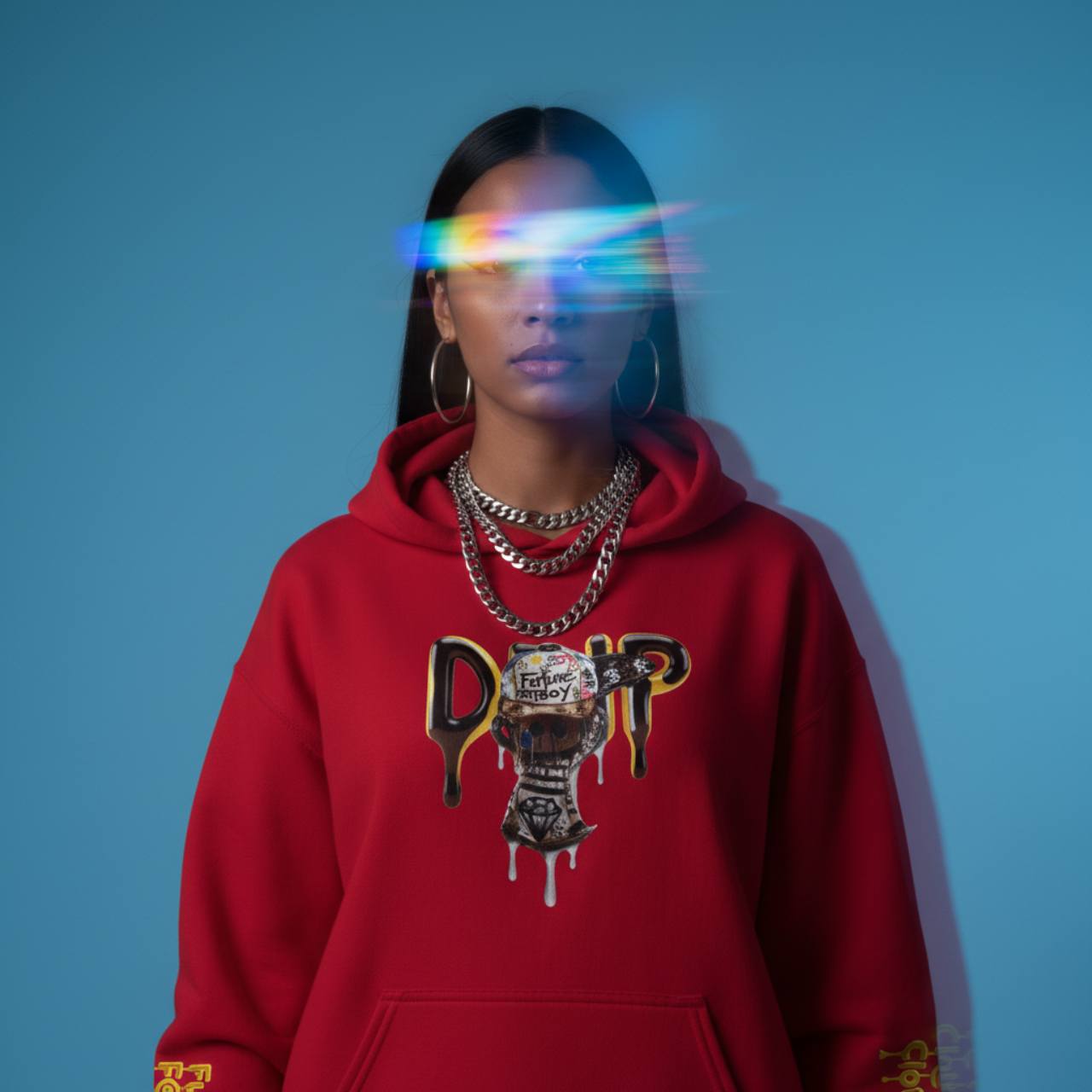 Hooded Sweatshirt - Future Fatboi Clothing Fitted Drip