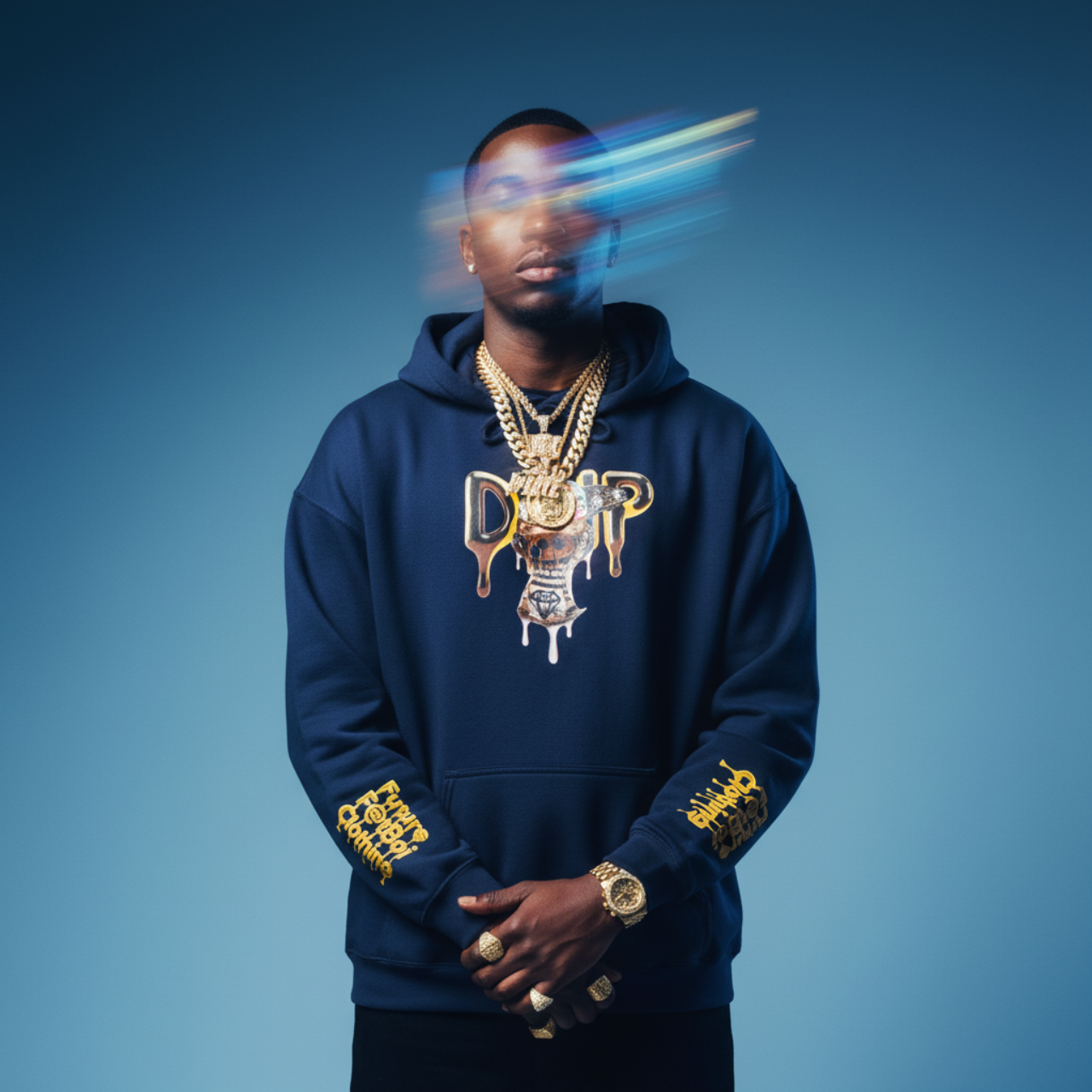 Hooded Sweatshirt - Future Fatboi Clothing Fitted Drip