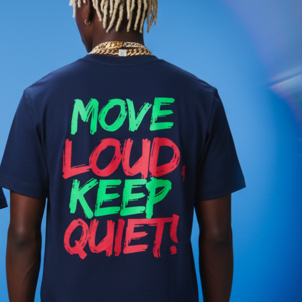 Future F@tboi "Move Loud" Graphic Unisex Jersey Tee, Streetwear T-Shirt, Graphic Tee for Music Lovers, Casual Everyday Wear, Perfect Gift for Celebrations