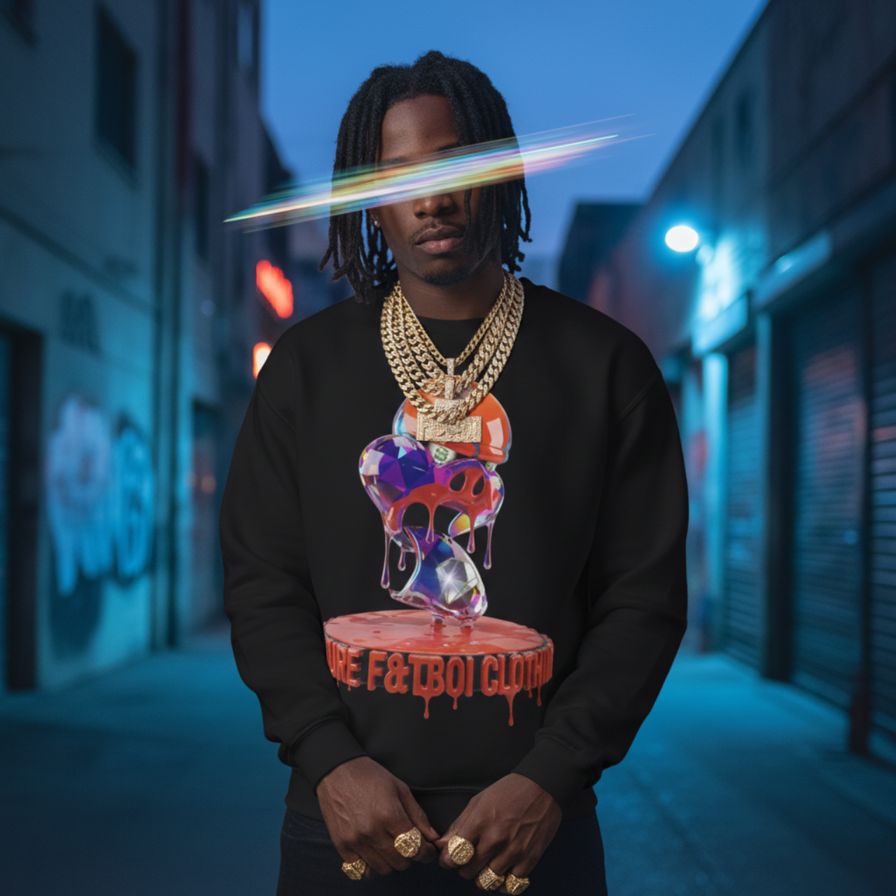 Future Fatboi Trophy Hog - Sweatshirt | Unisex Crewneck, Casual Style, Streetwear Fashion, Gift for Art Lovers, Cozy Graphic Jumper