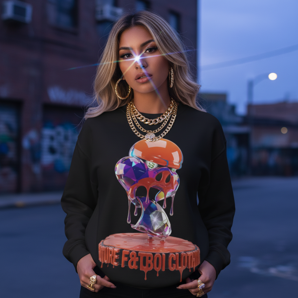 Future Fatboi Trophy Hog - Sweatshirt | Unisex Crewneck, Casual Style, Streetwear Fashion, Gift for Art Lovers, Cozy Graphic Jumper