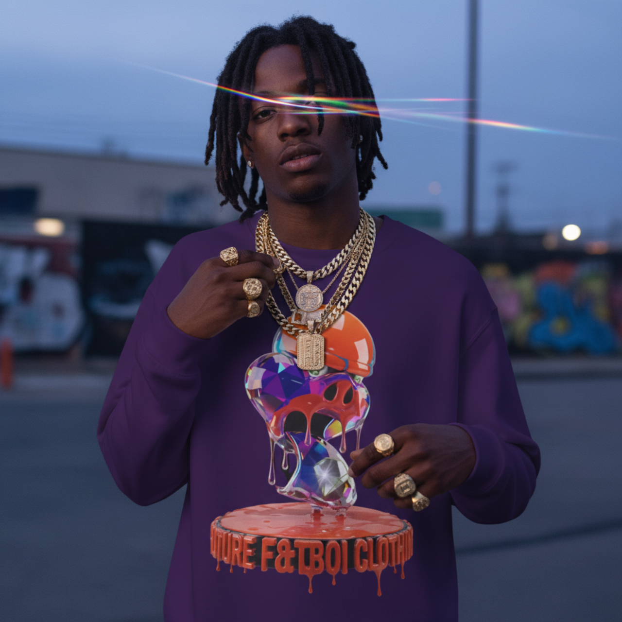 Future Fatboi Trophy Hog - Sweatshirt | Unisex Crewneck, Casual Style, Streetwear Fashion, Gift for Art Lovers, Cozy Graphic Jumper