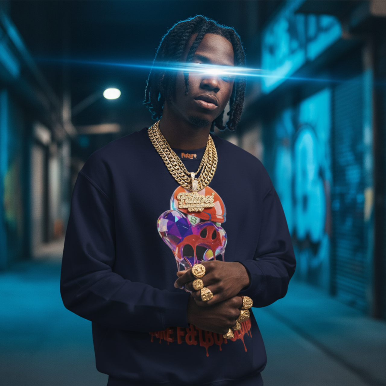 Future Fatboi Trophy Hog - Sweatshirt | Unisex Crewneck, Casual Style, Streetwear Fashion, Gift for Art Lovers, Cozy Graphic Jumper