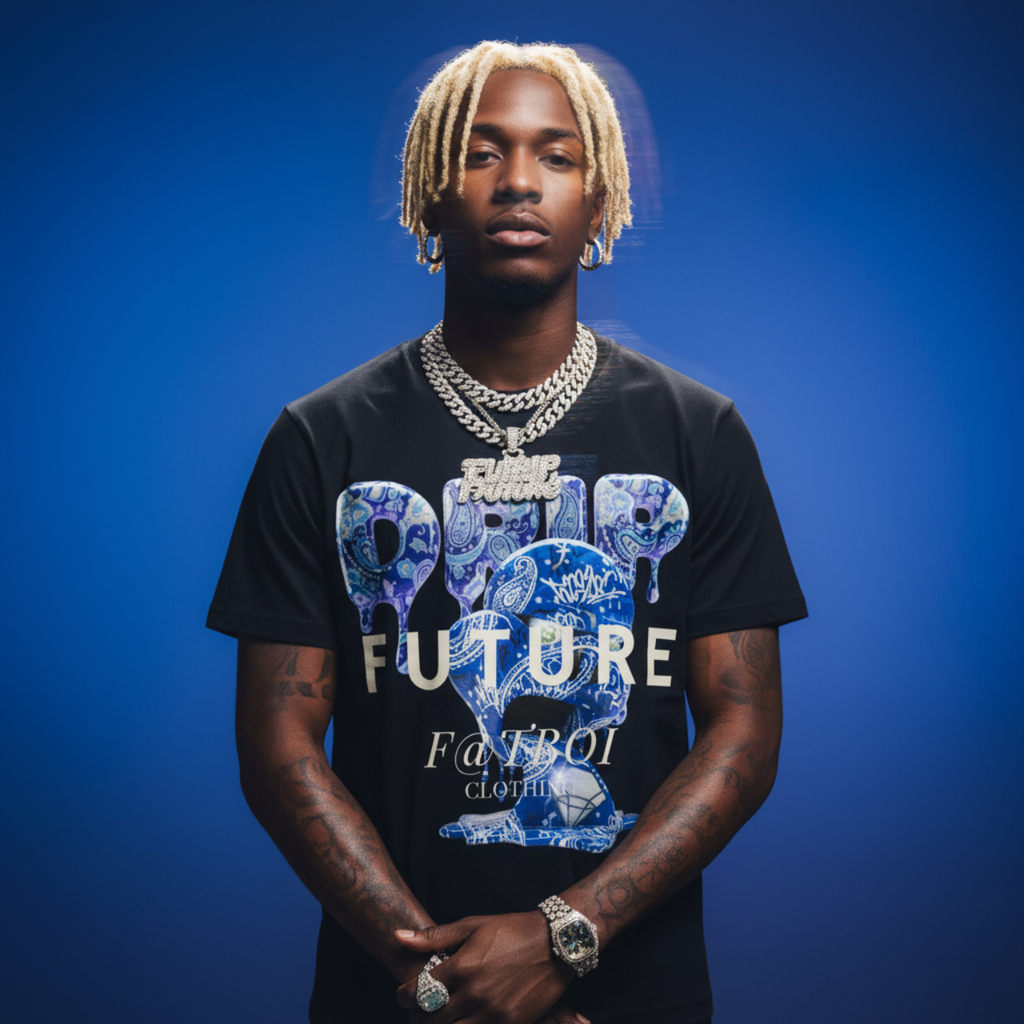 Future Fatboi Graphic Tee, Unisex Cotton Crew Shirt for Trendsetters, Hip Hop Style Gift, Streetwear Fashion, Art-Inspired Apparel