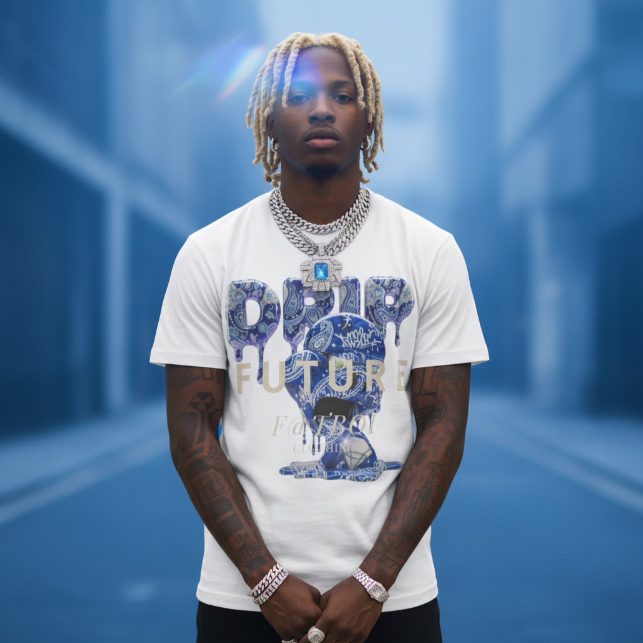 Future Fatboi Graphic Tee, Unisex Cotton Crew Shirt for Trendsetters, Hip Hop Style Gift, Streetwear Fashion, Art-Inspired Apparel