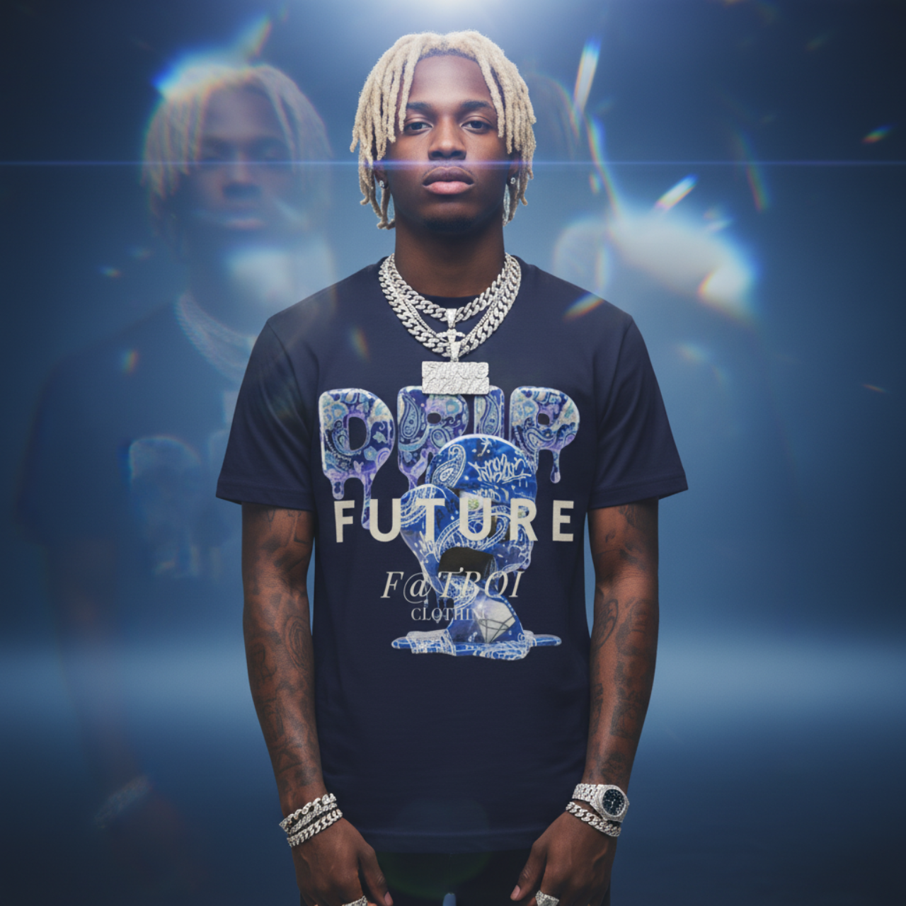 Future Fatboi Graphic Tee, Unisex Cotton Crew Shirt for Trendsetters, Hip Hop Style Gift, Streetwear Fashion, Art-Inspired Apparel