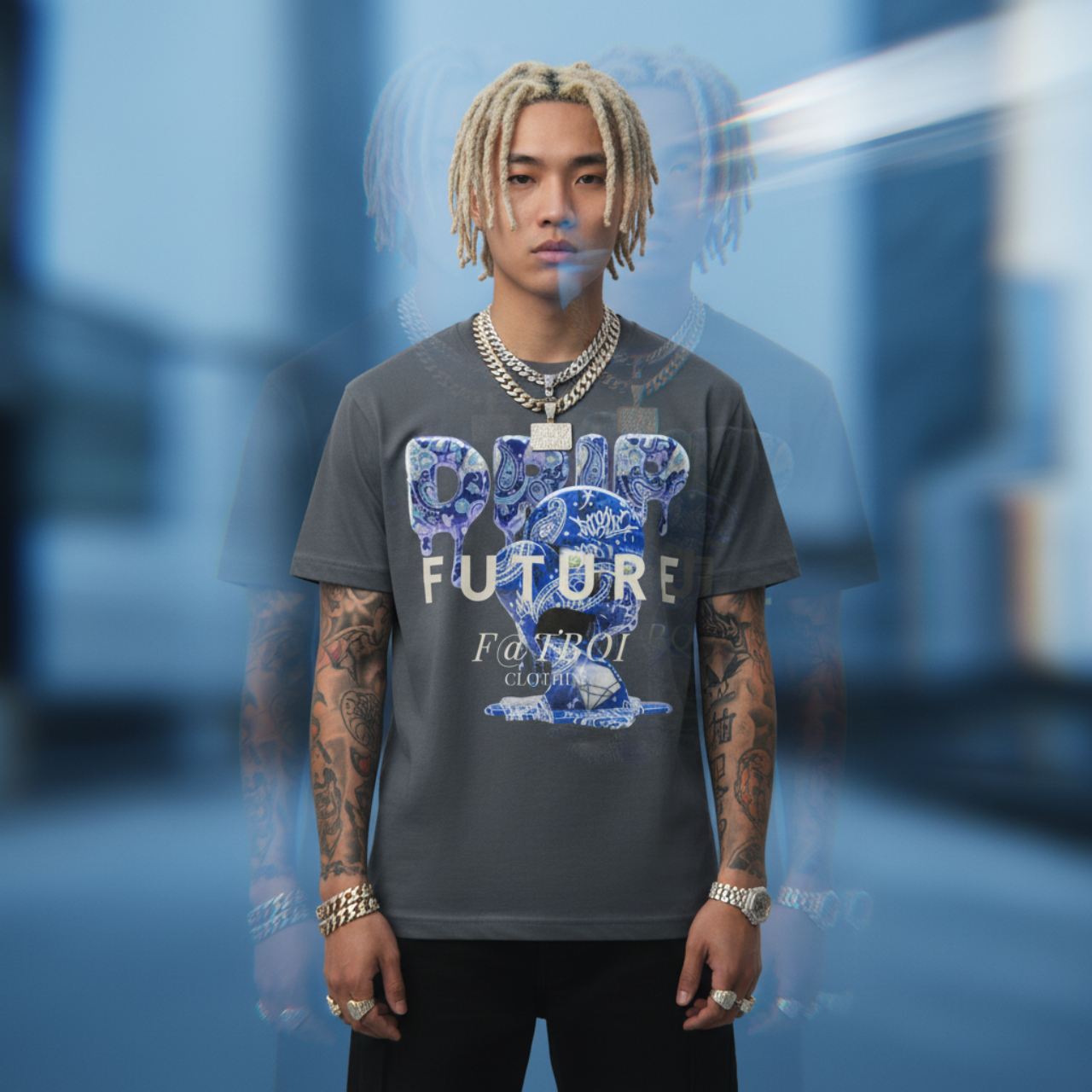 Future Fatboi Graphic Tee, Unisex Cotton Crew Shirt for Trendsetters, Hip Hop Style Gift, Streetwear Fashion, Art-Inspired Apparel