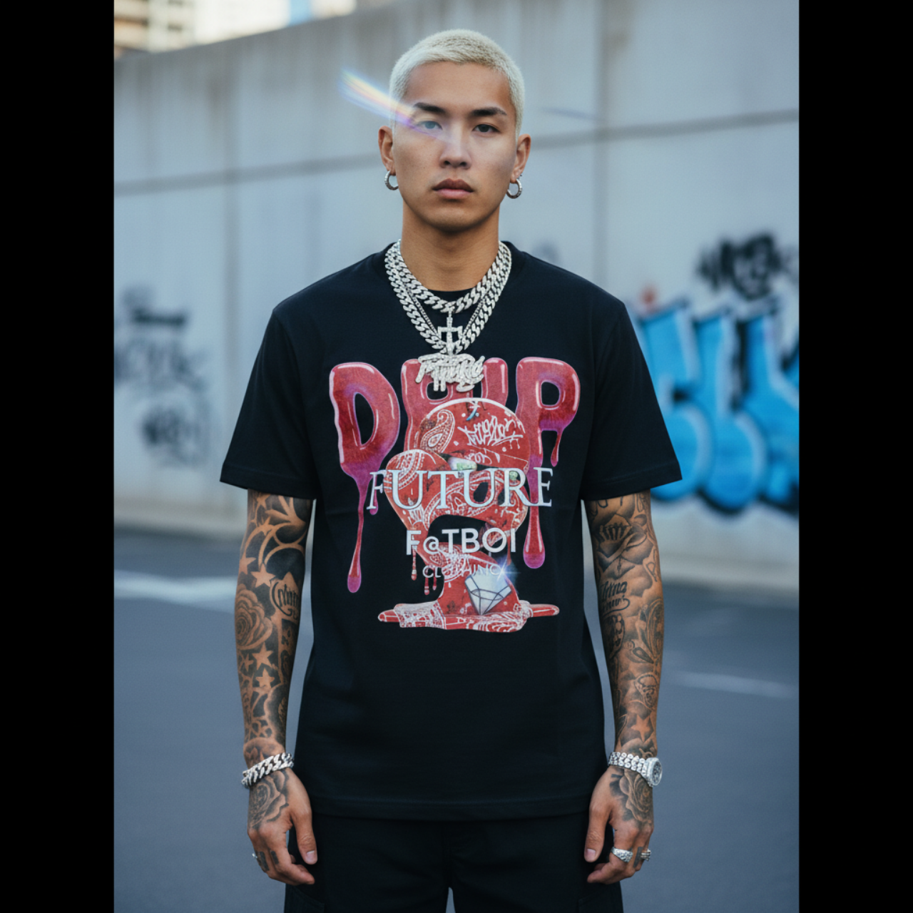 Future Fatboi Drip Unisex Tee, Trendy Streetwear, Graphic T-Shirt, Hip Hop Apparel, Casual Wear, Gift for Music Lovers