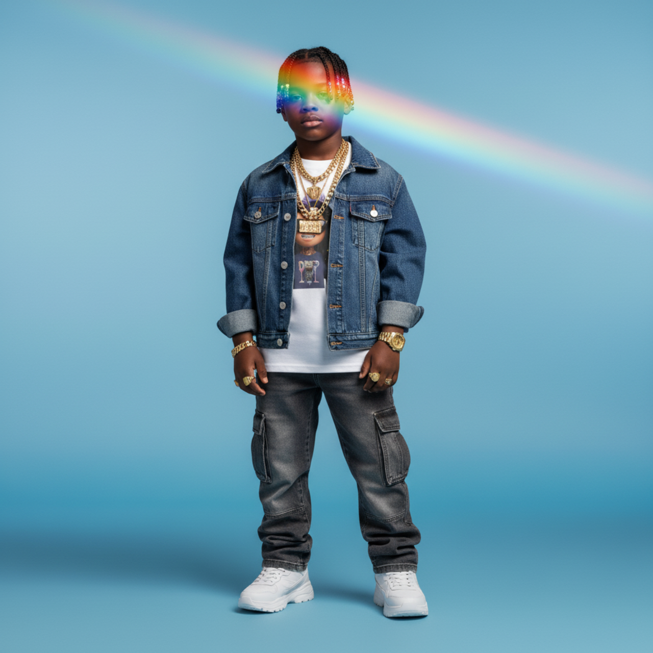 Kids Tee - FUTURE F@TBOI LOGO DRIP Design, Streetwear, Cool Kids Clothing