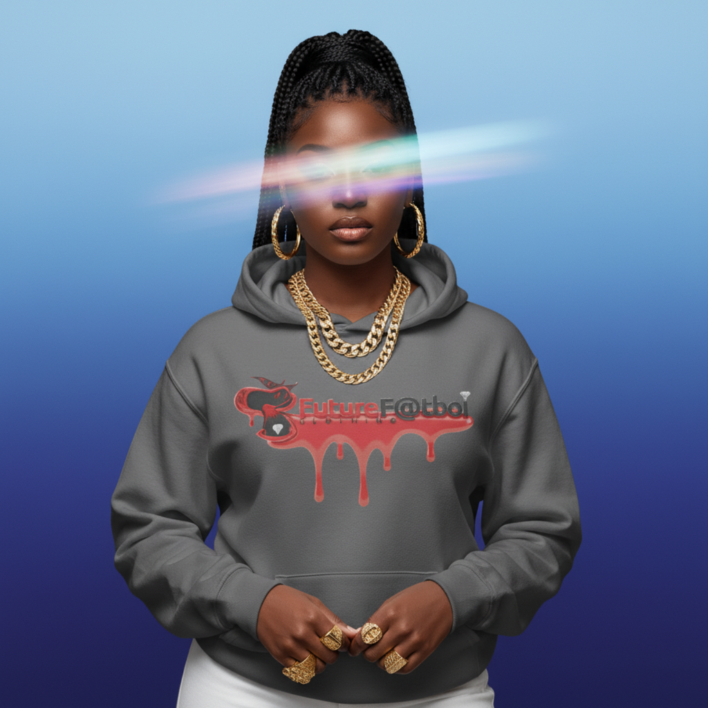 Hooded Sweatshirt - FUTURE FaTBOI Drip Logo Design