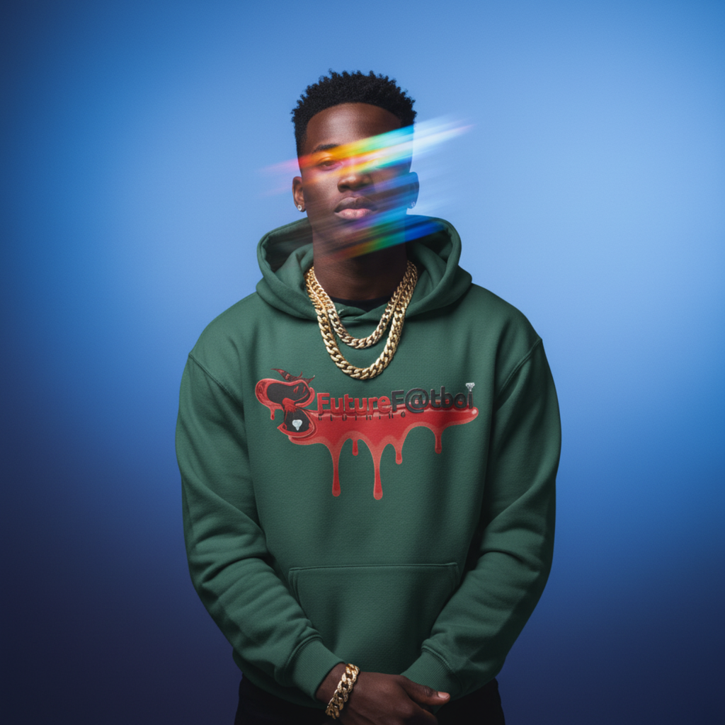 Hooded Sweatshirt - FUTURE FaTBOI Drip Logo Design