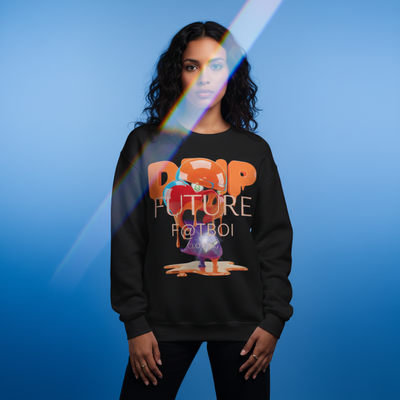 F@TBOI HOG DRIP ORANGE CANDY Sweatshirt