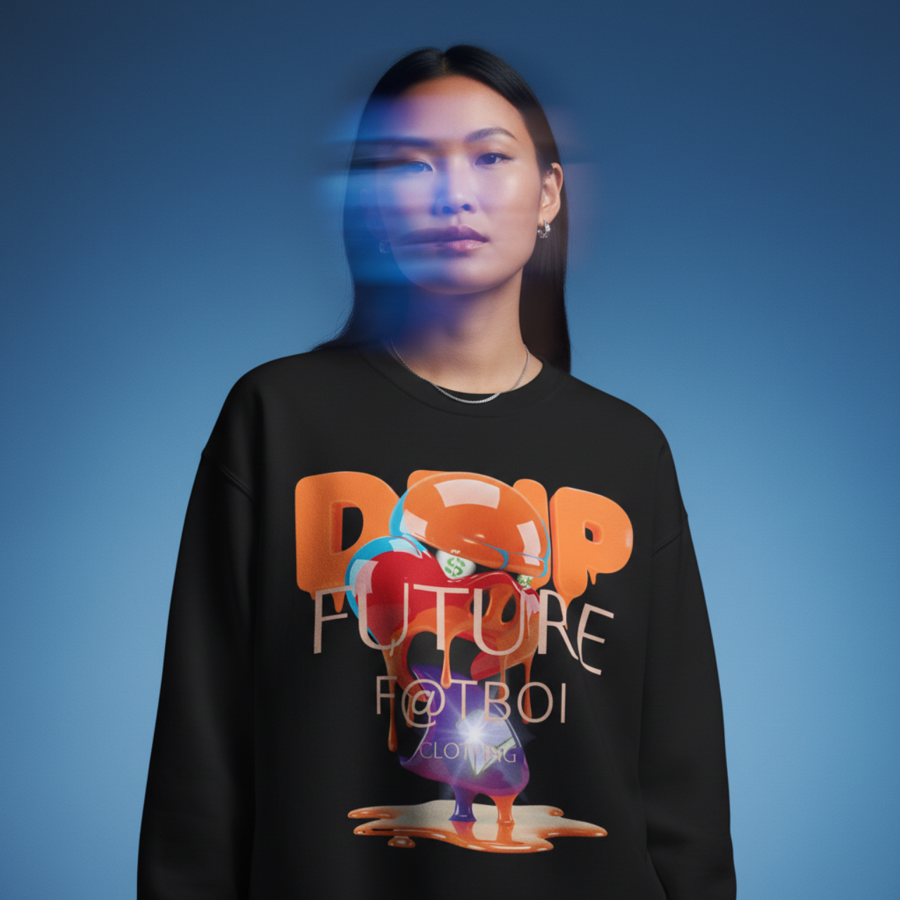 F@TBOI HOG DRIP ORANGE CANDY Sweatshirt