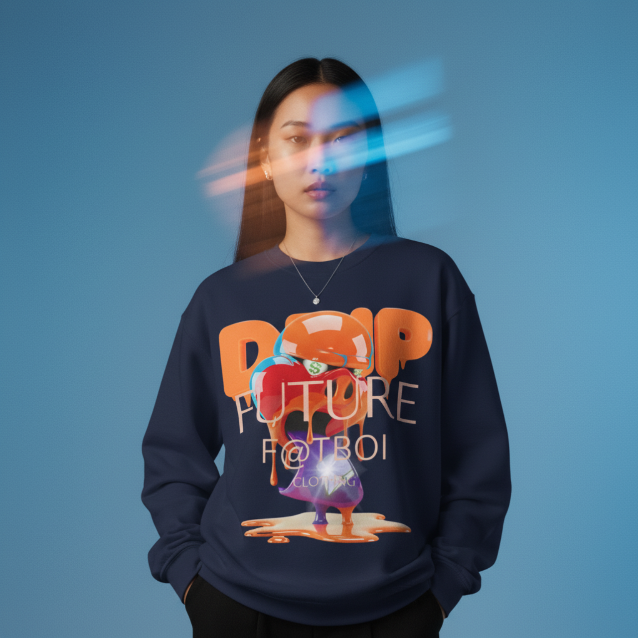 F@TBOI HOG DRIP ORANGE CANDY Sweatshirt