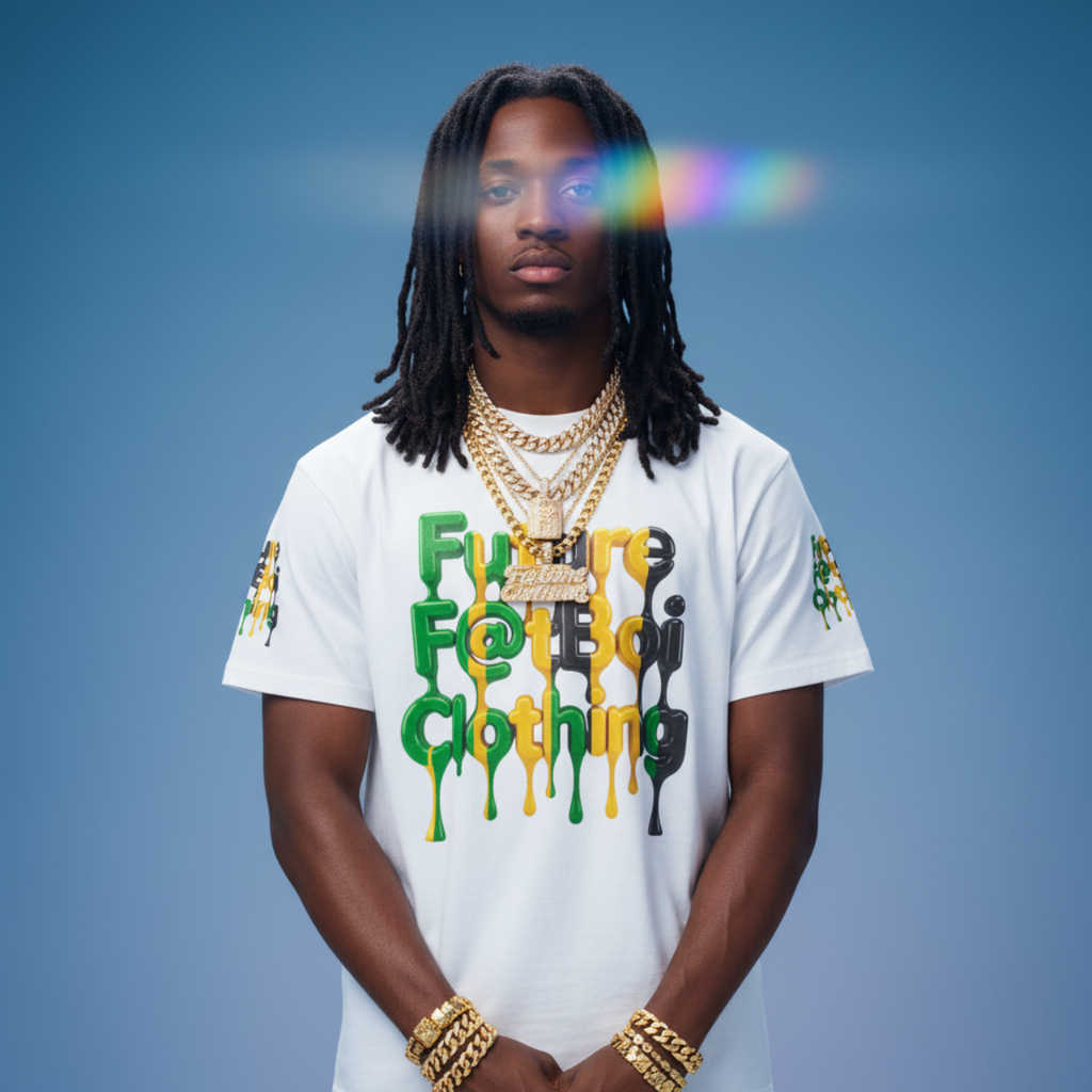 Future F@tboi Yardie Drip Unisex Tee - Stylish Streetwear Gift for Festivals and Jamaica Lovers