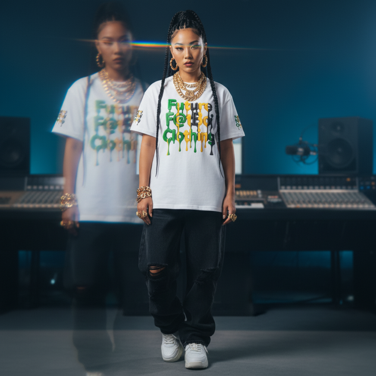 Future F@tboi Yardie Drip Unisex Tee - Stylish Streetwear Gift for Festivals and Jamaica Lovers