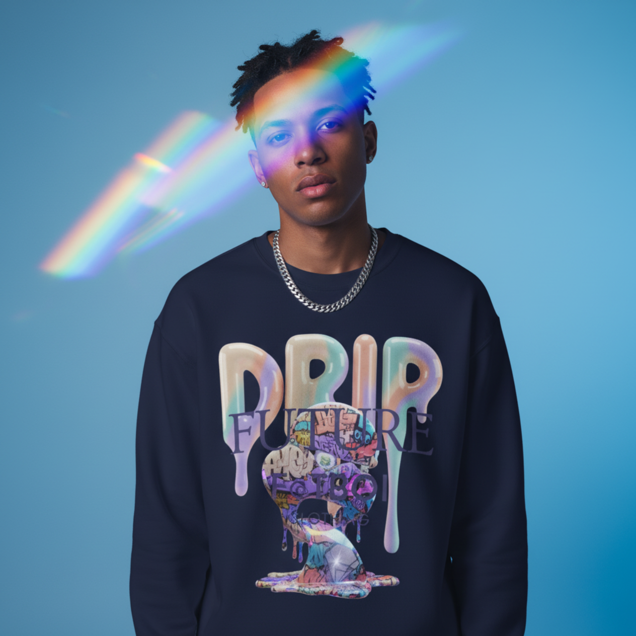 Graffiti Diamond Heavy Blend Crewneck Sweatshirt | Streetwear Fashion, Art Lover Gift, Trendy Casual Wear